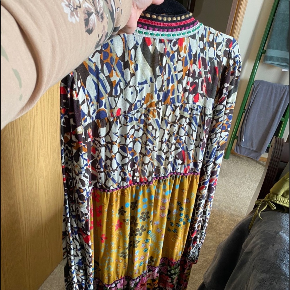 Anthropologie Long Kimono